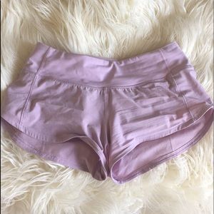 dusty pink lululemon shorts